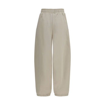 Beige Cotton Joggers (Workout Pants)