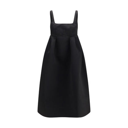 Black Polyester Casual Dress