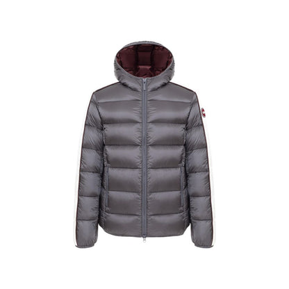 Beige Polyamide Full-Length Jacket