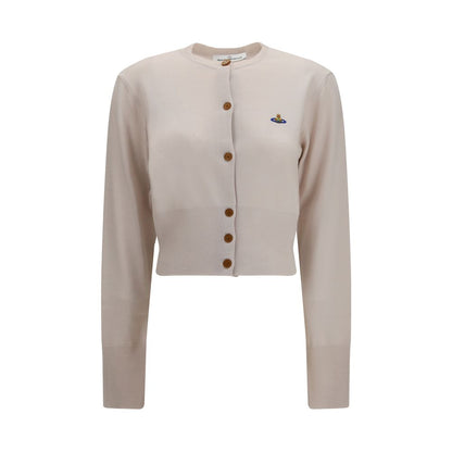 Beige Silk Cardigan