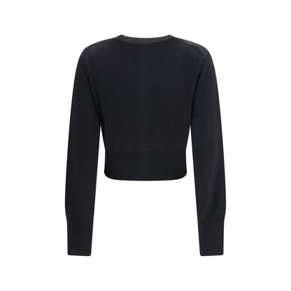 Black Silk Cardigan