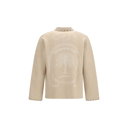 Beige Cashmere Cardigan