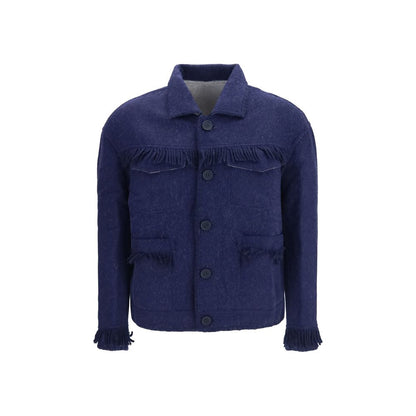 Blue Alpaca Vicugna Pacos Full-Length Jacket