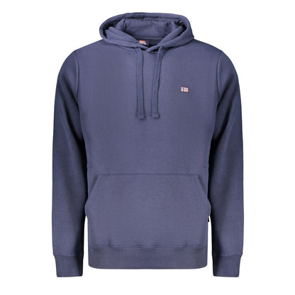 Blue Cotton Mens Sweatshirt