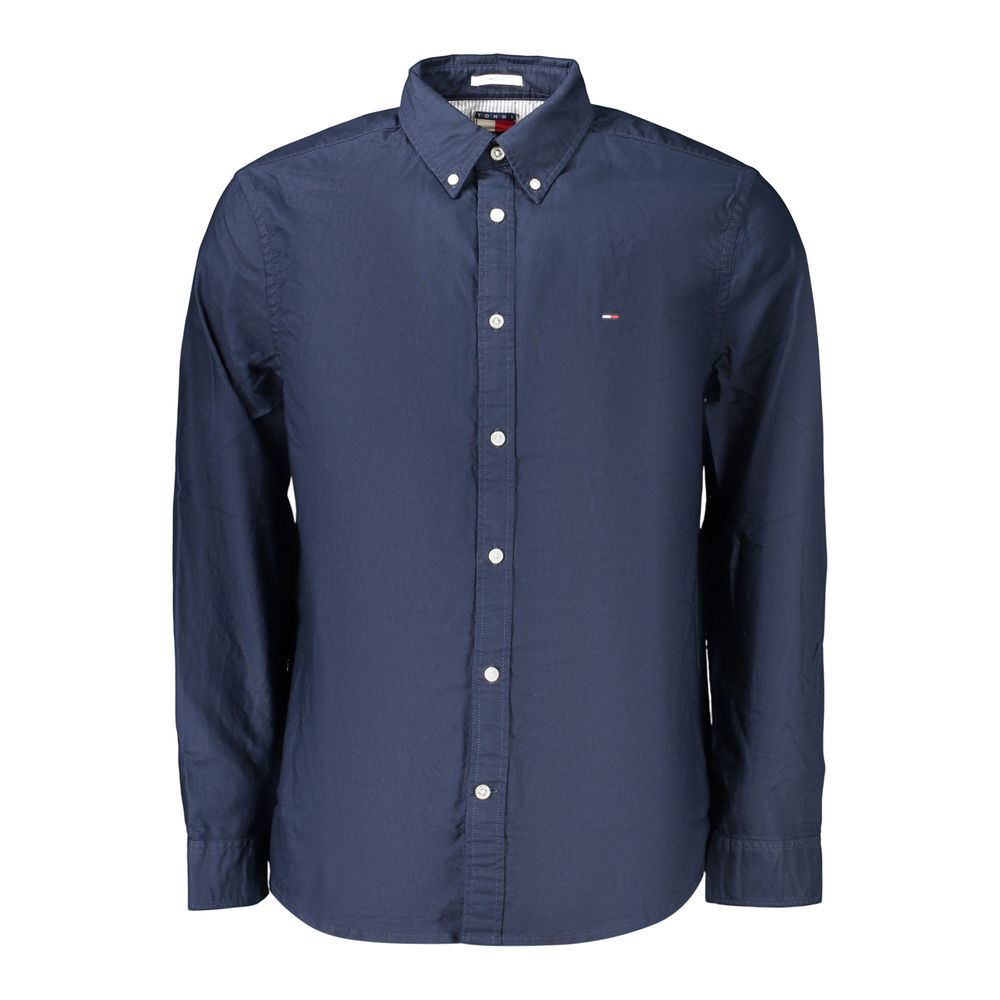 Blue Cotton Men's Shirt