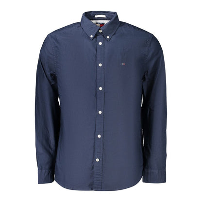 Blue Cotton Men's Shirt
