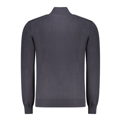 Blue Wool Cardigan