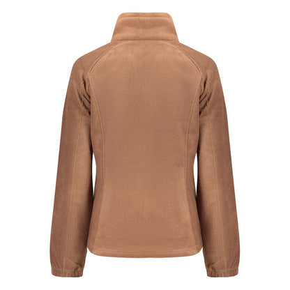 Brown Polyester Women's Sweatshirt