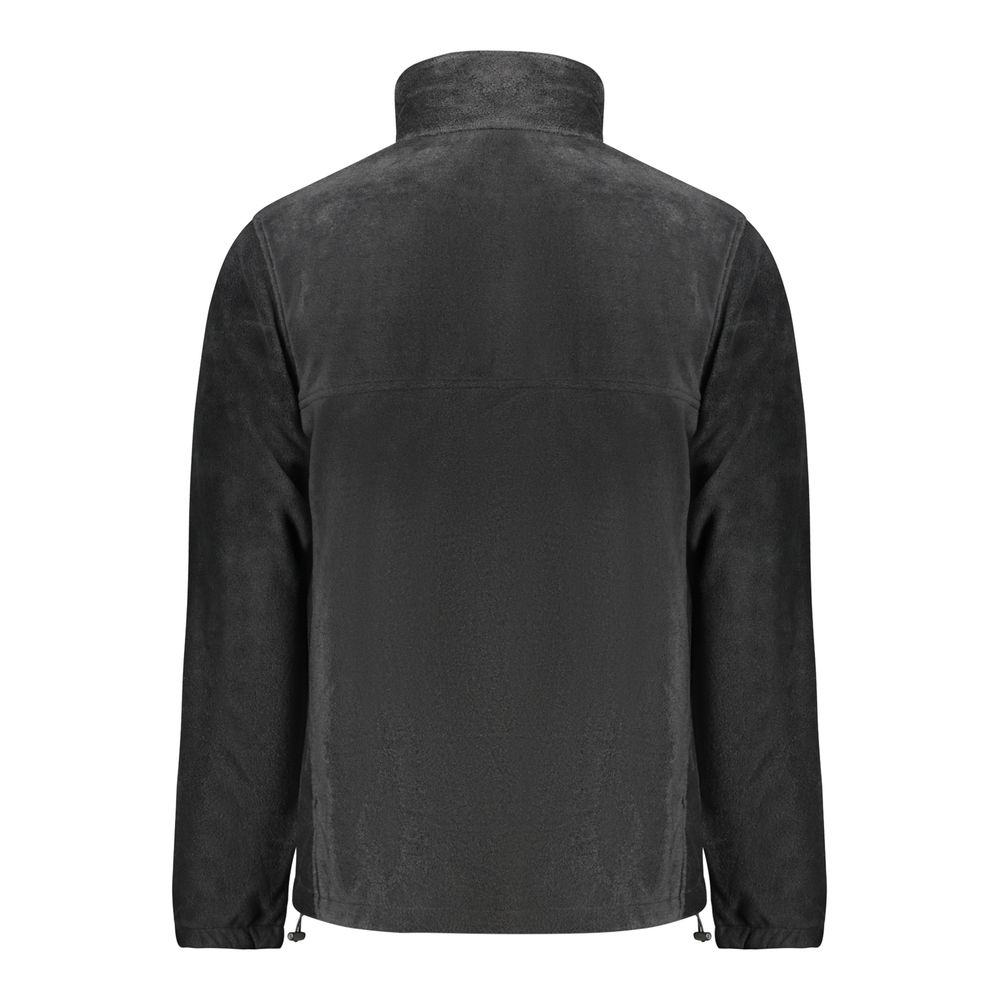 Black Polyester Men's Sweatshirt