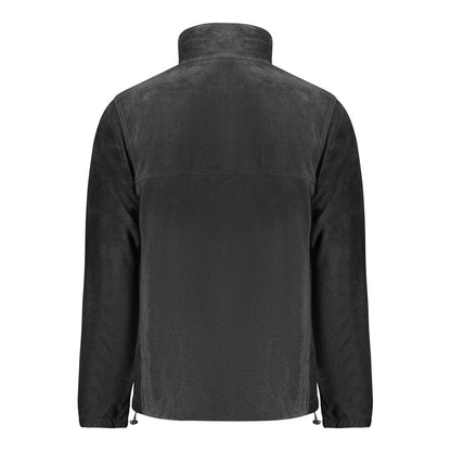 Black Polyester Men's Sweatshirt