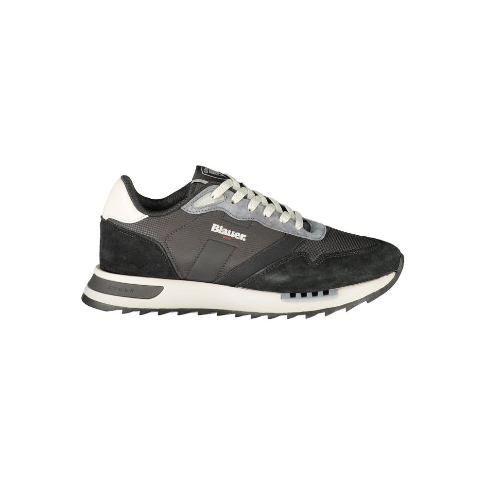 Nero Poliuretano Uomo Sneaker
