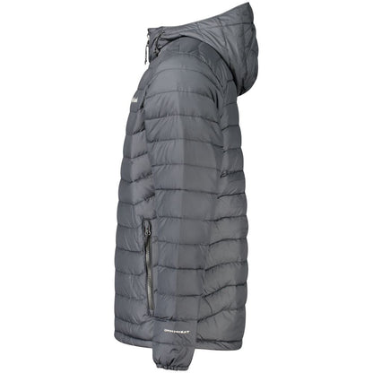 Black Polyester Men's Jacket