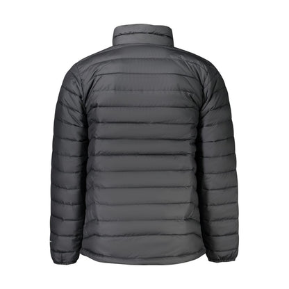 Black Polyester Men's Jacket