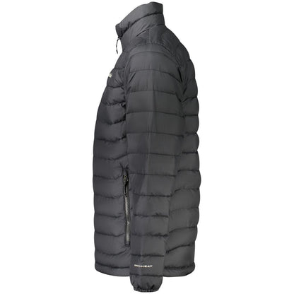 Black Polyester Men's Jacket