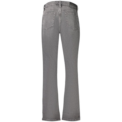 Black Cotton Womens Jeans