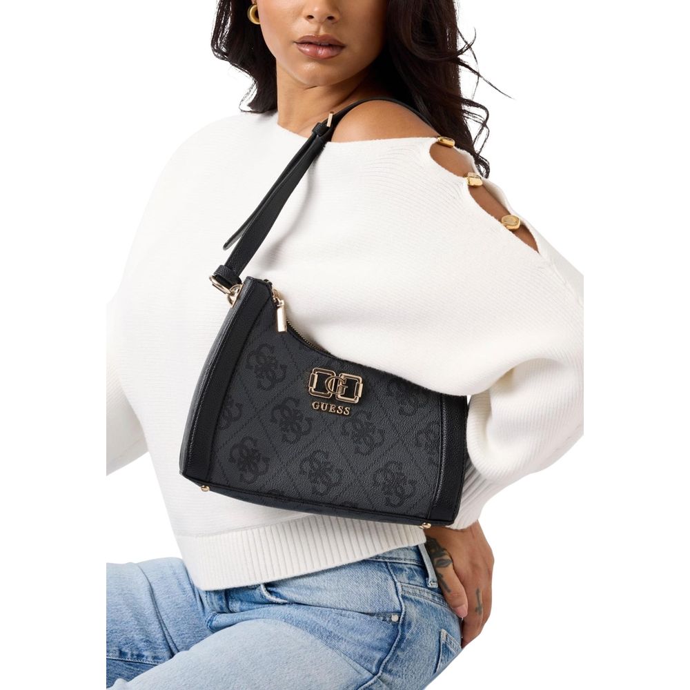 Gray Polyethylene Handbag