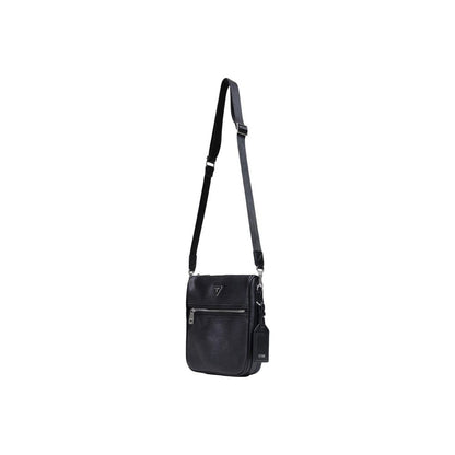 Black Polyethylene Shoulder Bag