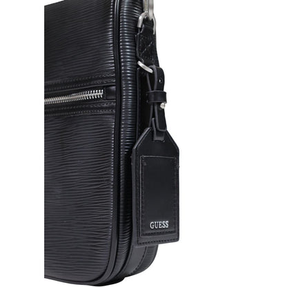 Black Polyethylene Shoulder Bag