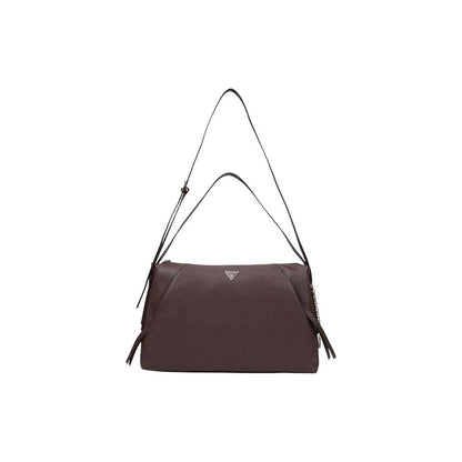 Brown Polyethylene Handbag