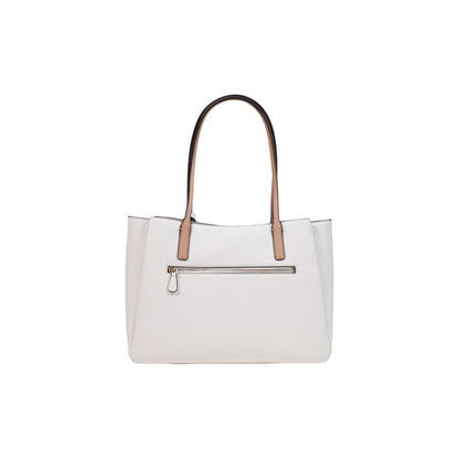 Beige Polyethylene Handbag