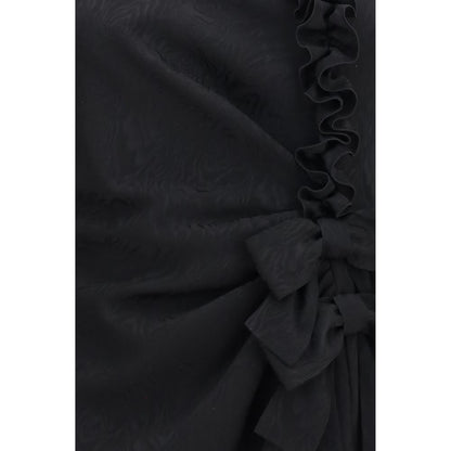 Black Silk Cocktail Dress
