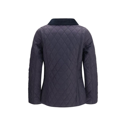 Blue Polyamide Full-Length Jacket