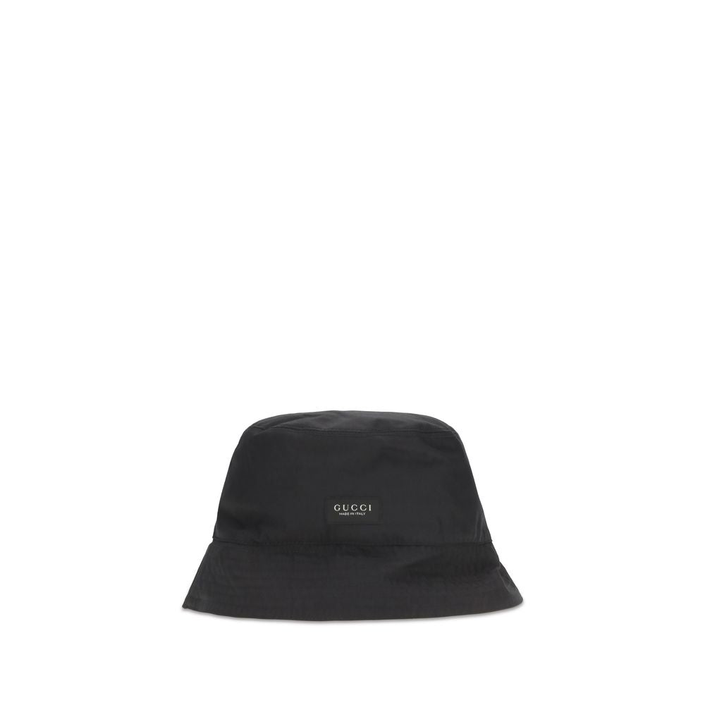 Black Cotton Bucket Hat