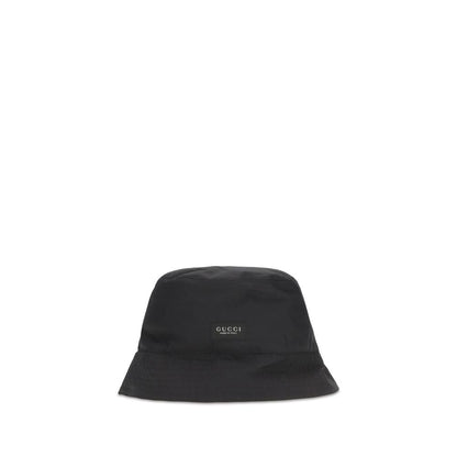 Black Cotton Bucket Hat