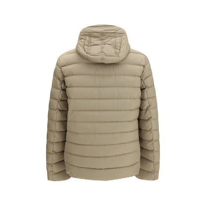 Bicolor Polyamide Full-Length Jacket