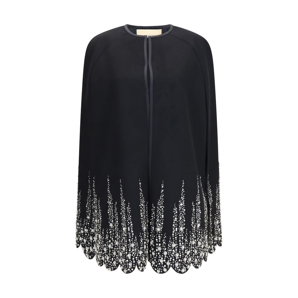 Black Wool Oves Aries Coat