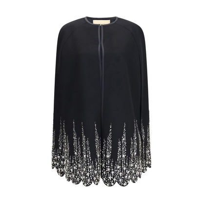 Black Wool Oves Aries Coat