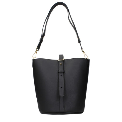 Black Leather Crossbody Bag