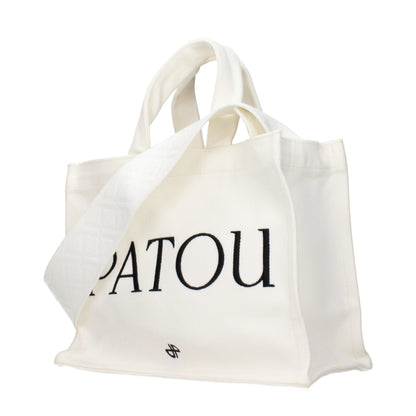 White Fabric Handbag