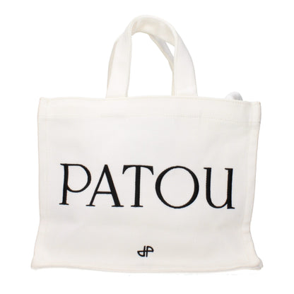 White Fabric Handbag
