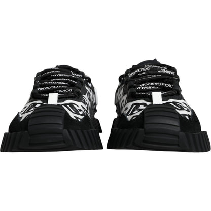 Black Logo Lace Up Low Top NS1 Sneakers Shoes