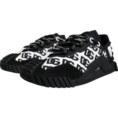 Black Logo Lace Up Low Top NS1 Sneakers Shoes