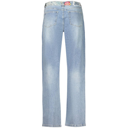 Azzurro Cotton Womens Jeans