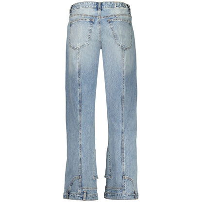 Azzurro Cotton Womens Jeans