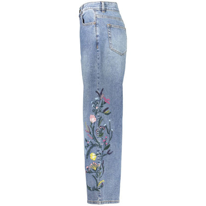 Blue Cotton Women's Jean