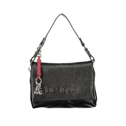 Black Polyurethane Women's Bag