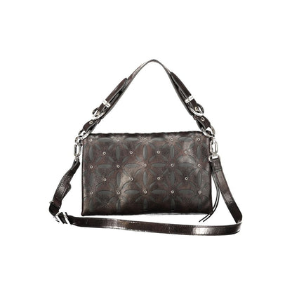 Black Polyurethane Women's Bag
