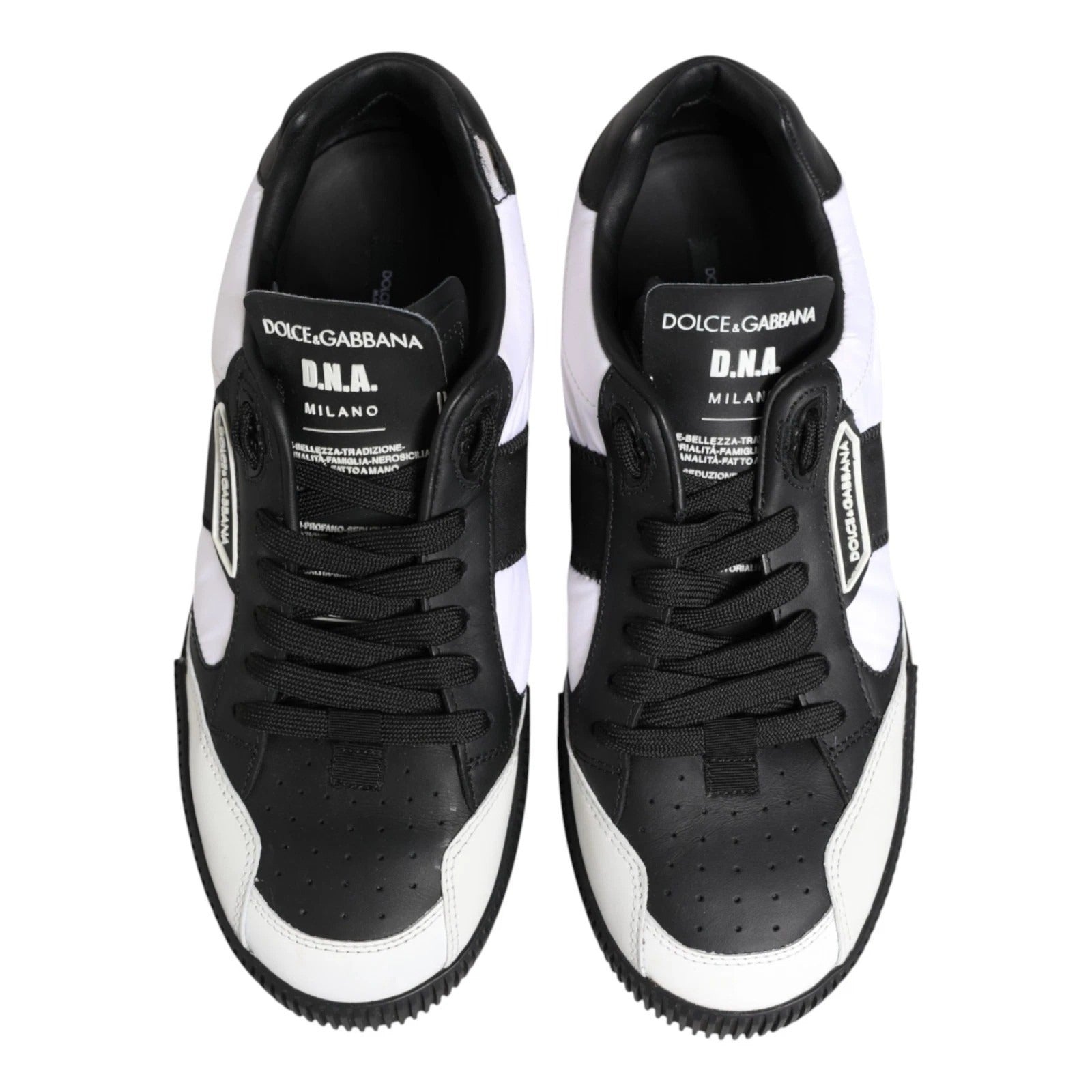 Black White MIAMI Low Top Men Sneakers Shoes
