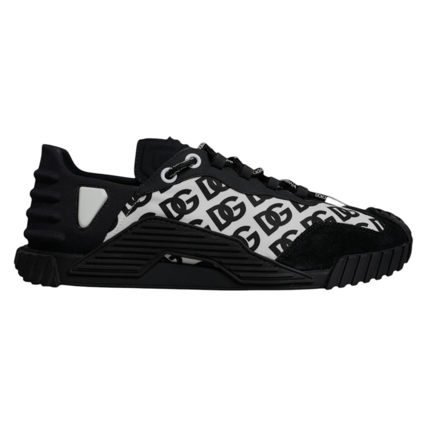 Black Logo Lace Up Low Top NS1 Sneakers Shoes