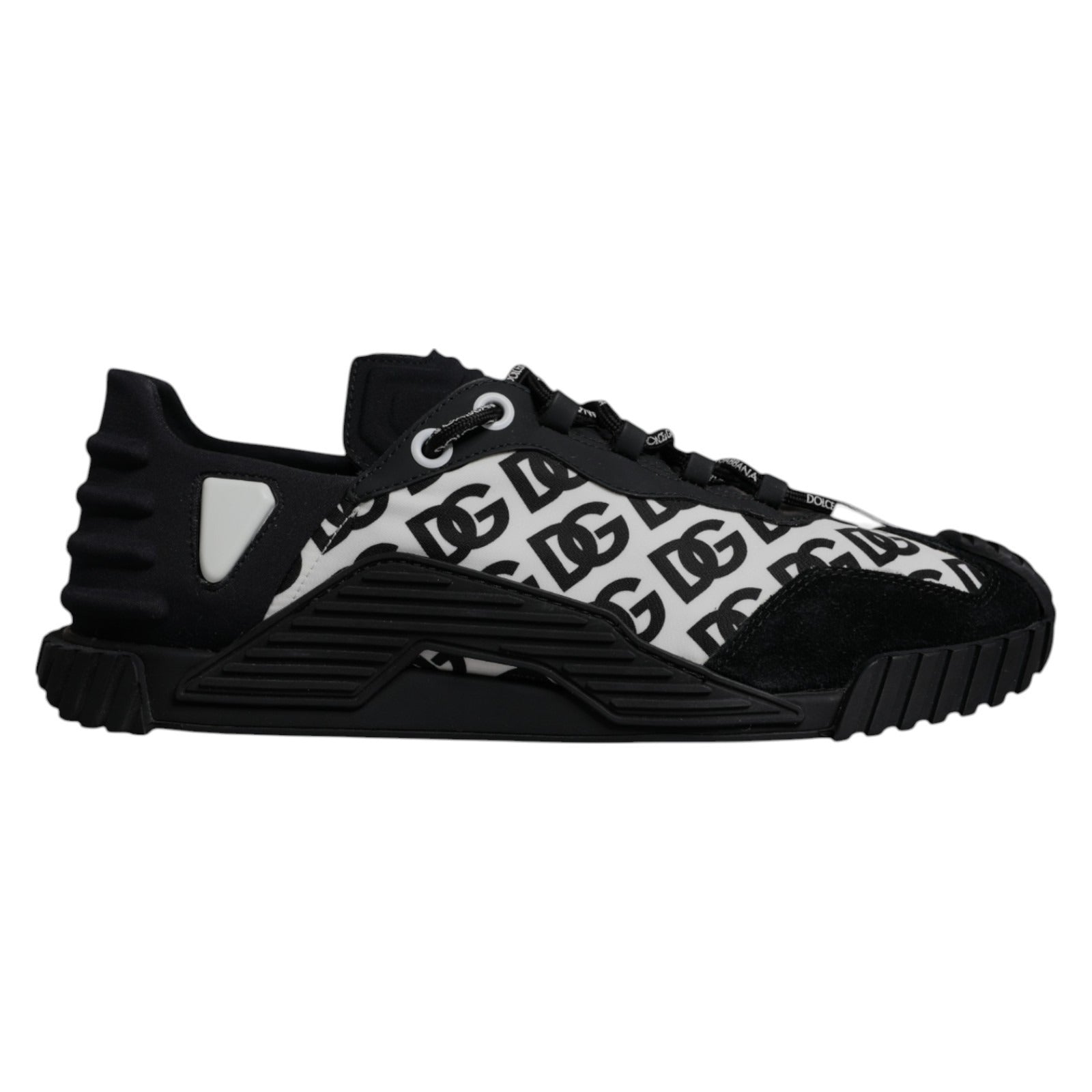 Black Logo Lace Up Low Top NS1 Sneakers Shoes