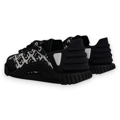 Black Logo Lace Up Low Top NS1 Sneakers Shoes