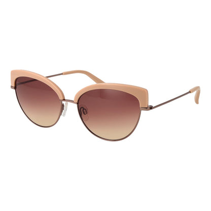 Beige Metal & Stainless Steel & Aluminum Sunglasses