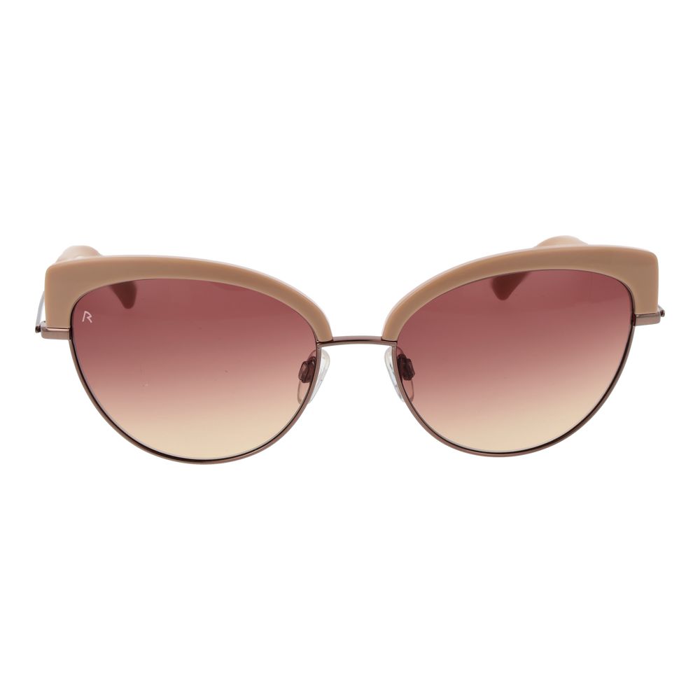 Beige Metal & Stainless Steel & Aluminum Sunglasses