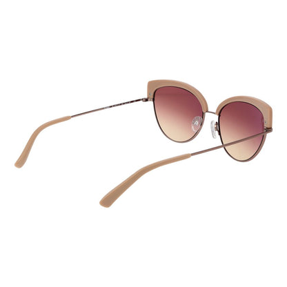 Beige Metal & Stainless Steel & Aluminum Sunglasses