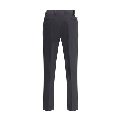 Black Wool Oves Aries Casual Pants