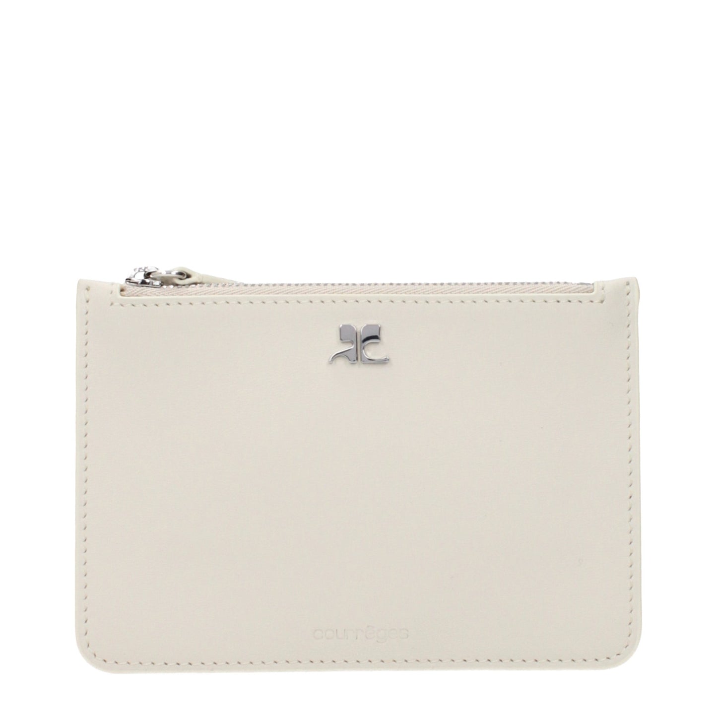 Beige Leather Wallet